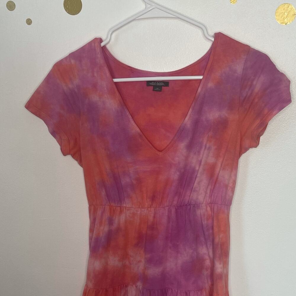 🔥 HOT BUY $12 - WILD FABLE TIE DYE DRESS, Size XS!! - Picture 10 of 10